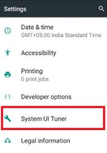 Tuner sistem UI Android 7.0 și 7.1 telefon