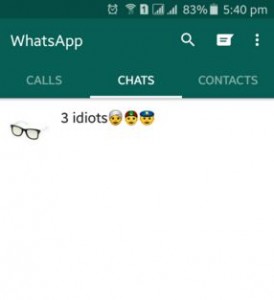 Atingeți pictograma grupului WhatsApp pe Android