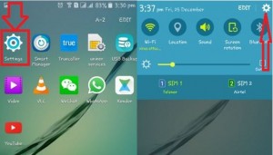 Cum se modifică sau se editează setări rapide pe Android Lollipop 5.1.2 și Marshmallow 6.0