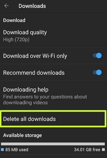 Cum să ștergeți videoclipurile YouTube salvate offline de pe Android