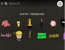 Cum se adaugă GIF la Android SnapChat story