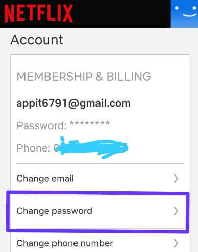 Cum se schimbă parola Netflix pe Android