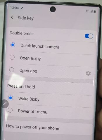 Cum se modifică setările tastelor laterale în Galaxy Note 10 Plus și Note 10