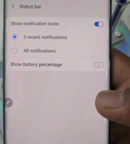 Cum se schimbă bara de stare pe Galaxy Note 10 și Note 10 Plus