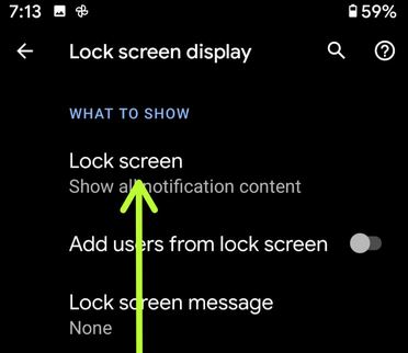 Afișați sau ascundeți notificările ecranului de blocare pe Google Pixel