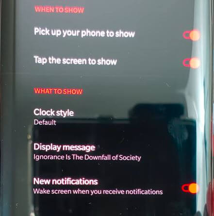 Porniți becul de notificări de pe OnePlus 7T