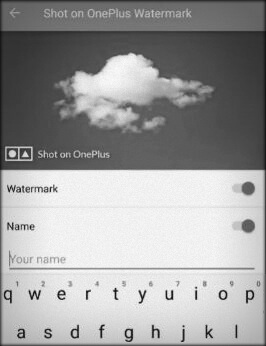Cum se activează fotografierea pe filigranul OnePlus OnePlus 5, OnePlus 5T